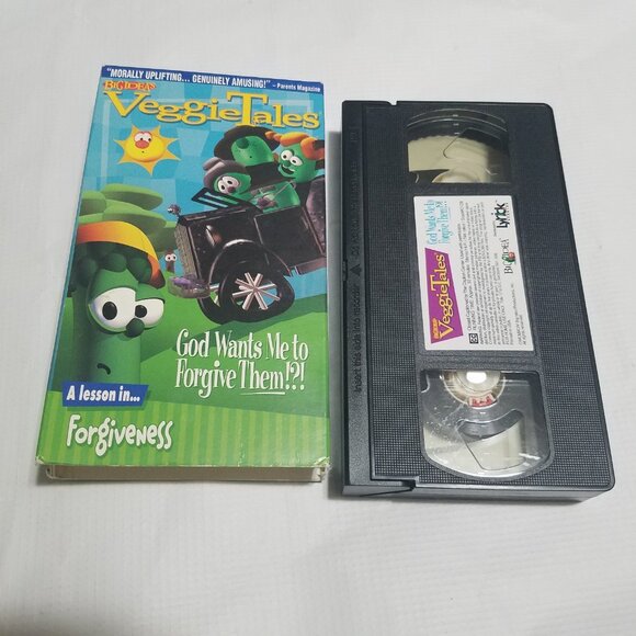 Veggie Tales God Wants Me to Forgive Them Big Idea's VHS Tape - Bundle & Save - Picture 1 of 2
